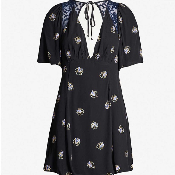 NWT Free People Mockingbird Mini Dress, 2 - Picture 7 of 7